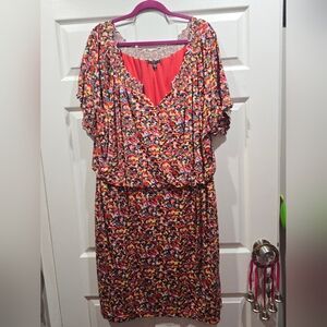 Tiana B. Multicolor Heart Dress 22W
